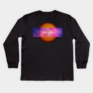 36 zake Stasis Sounds for Long-Distance Space Travel Kids Long Sleeve T-Shirt